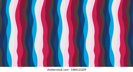 Colorful background with curved lines. Pattern design for banner, poster, flyer, card, cover, brochure