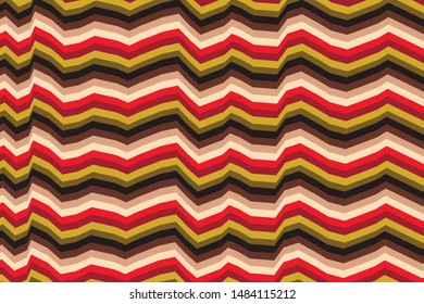 Colorful background with curved lines. Pattern design for banner, poster, flyer, card, cover, brochure