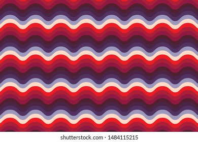 Colorful background with curved lines. Pattern design for banner, poster, flyer, card, cover, brochure