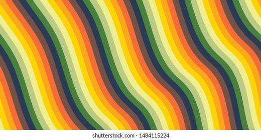 Colorful background with curved lines. Pattern design for banner, poster, flyer, card, cover, brochure
