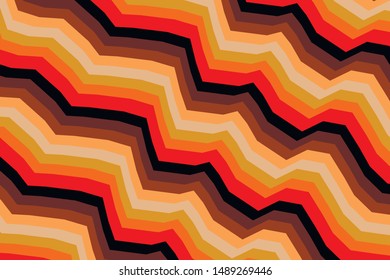 Colorful background with curved lines. Pattern design for banner, poster, flyer, card, cover, brochure