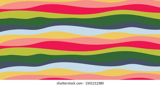 Colorful background with curved lines. Pattern design for banner, poster, flyer, card, cover, brochure
