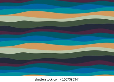 Colorful background with curved lines. Pattern design for banner, poster, flyer, card, cover, brochure