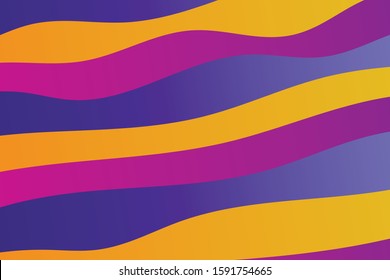 Colorful background with curved lines. Pattern design for banner, poster, flyer, card, cover, brochure