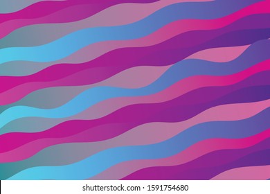 Colorful background with curved lines. Pattern design for banner, poster, flyer, card, cover, brochure