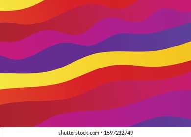 Colorful background with curved lines. Pattern design for banner, poster, flyer, card, cover, brochure