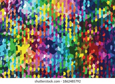 Fondo colorido, diseño de vectores decorativos