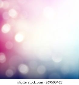 Colorful background with defocused lights - eps10 vector