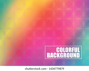 Colorful background design. Geometric pattern gradients. Vector