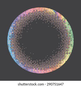 Colorful background design illustration. Gray background


