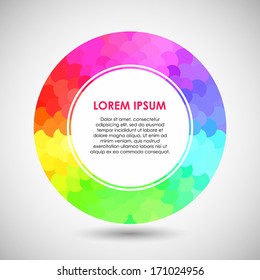 Colorful background design (template).