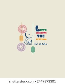 a colorful background with a design that says'let's celebrate the festival 