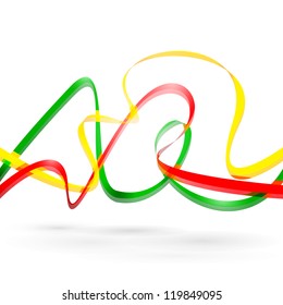 Colorful background with designed elegant abstraction. Vector illustration.
