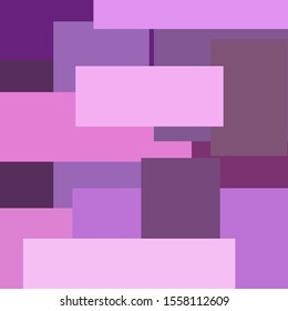 Colorful background with designed elegant abstraction, Modern style abstraction made of color quadrangle shapes.
