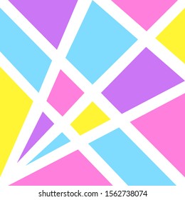 Colorful background with designed elegant abstraction, Modern style abstraction made of color quadrangle shapes, Can use as background or wallpaper.