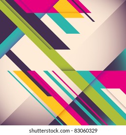 Colorful background with designed elegant abstraction. Vector illustration.