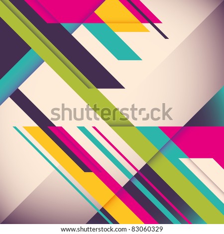 Colorful background with designed elegant abstraction. Vector illustration.