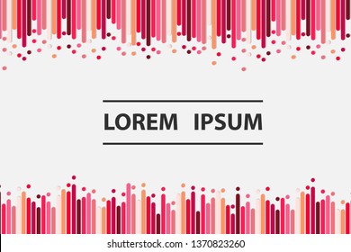 Colorful background with Different color lines. Pattern design for banner, poster, flyer, card, cover, brochure