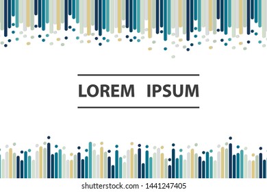 Colorful background with different lines. Pattern design for banner, poster, flyer, card, cover, brochure