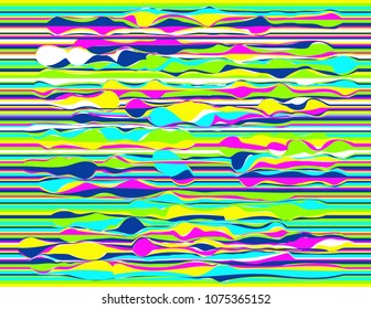 Colorful background distortion