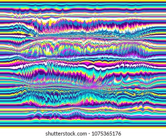 Colorful background distortion