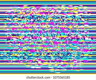 Colorful background distortion