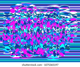Colorful background distortion