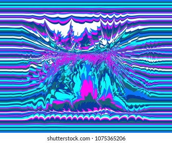 Colorful background distortion