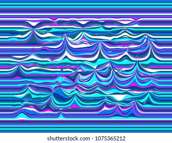 Colorful background distortion