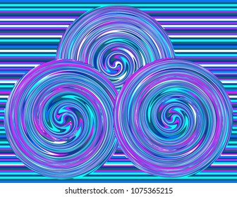 Colorful background distortion