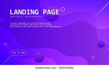 Colorful background element with fluid gradient vector dynamic shape composition eps 10