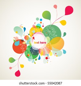 colorful background elements