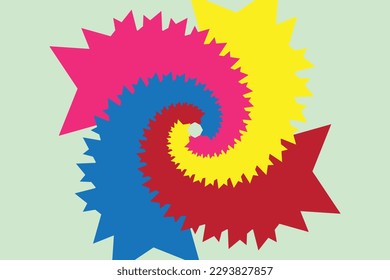 Colorful background and eye-catching and warm