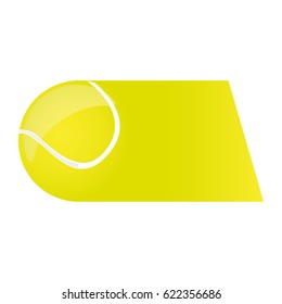 colorful background of fast moving tennis ball vector illustration