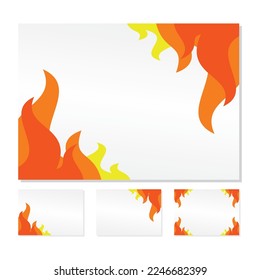 Colorful background of flame shapes, colored curved lines. Template for design