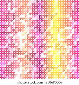 Colorful background flower mosaic
