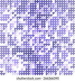 Colorful background flower mosaic vector