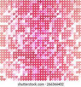 Colorful background flower mosaic vector