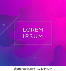 Colorful background. Fluid shapes composition. Eps10 vector.