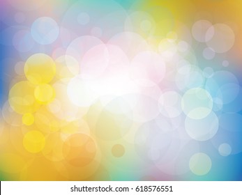 Colorful background with fresh colors with vector shapes