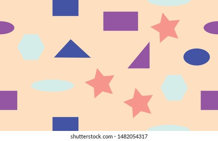  colorful background with colorful geometric shapes