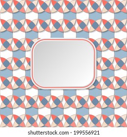 colorful background with glassy space for text