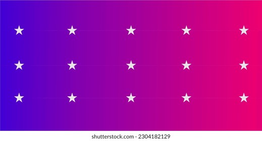 colorful background with gradation and stars