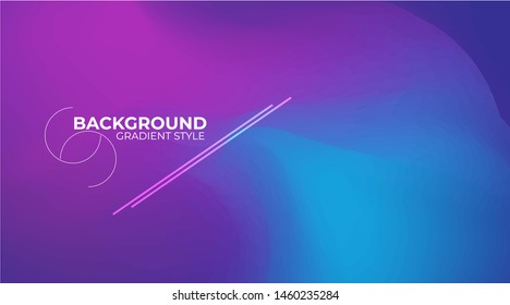Colorful Background With Gradient Style