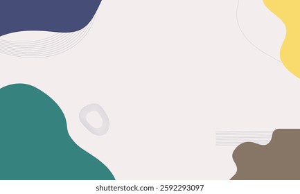 A colorful background with a green and blue swirl. The background is white and has a yellow and brown swirl