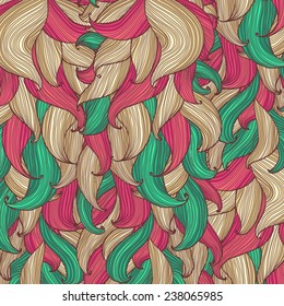 colorful background with hand drawn flowing lines