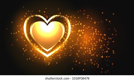 colorful background heart