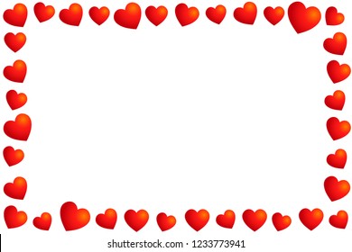 Colorful Background with Heart Confetti. Vector illustration EPS 10.
