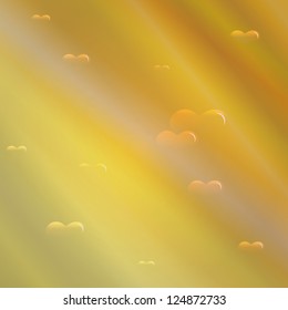 Colorful background with hearts