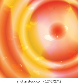 Colorful background with hearts